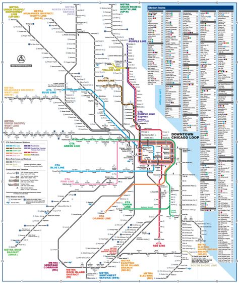 Transit Maps: Official Map: Chicago Regional Transportation Authority ...