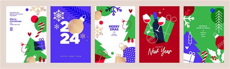 Christmas And New Year Greeting Cards 3 - Design Cuts