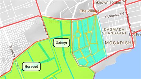 districts of Mogadishu : Scribble Maps