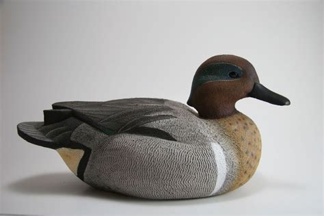 Green Winged Teal Decoy Carving, Bird Carving, Green Wing, Duck Decoys ...