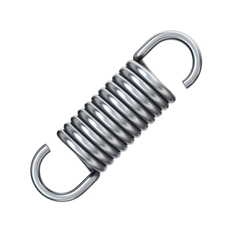 22.225mm x 215.9mm x 1.575mm Steel Extension Spring (PK 1) - Bolts ...