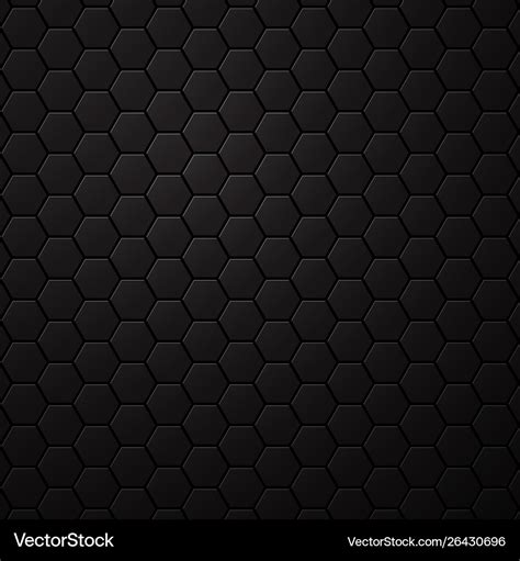 Honeycomb Pattern Black