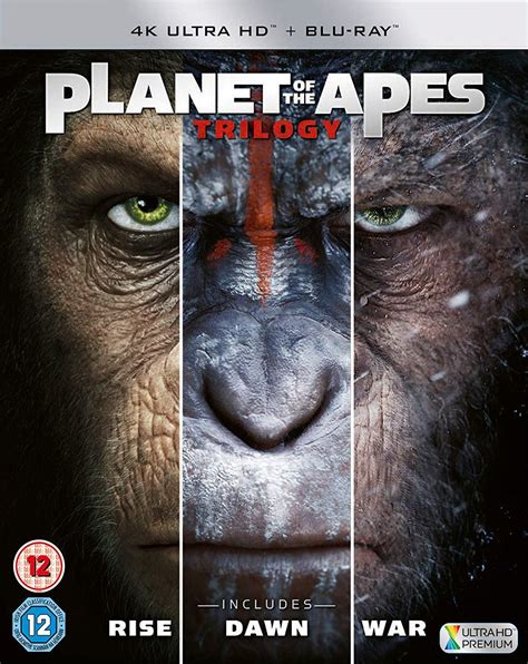 Planet Of The Apes Trilogy Boxset 4K Ultra-HD [Blu-ray] [UK Import ...