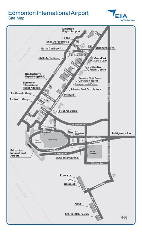 Edmonton International Airport Map