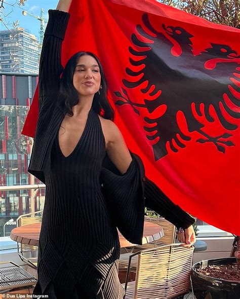 Dua Lipa celebrates 110 years of Albanian independence as she poses ...