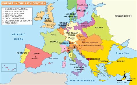 Europe during the 18th Century | HISTORY MAP COMMENTS FOR 4ºESO ...