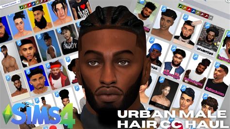 Sims 4 male hair cc folder pack - bkret