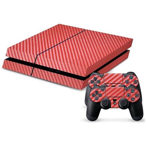 Carbon Red - PS4 Console Skins | PS4 Console Skins | Consoleskins