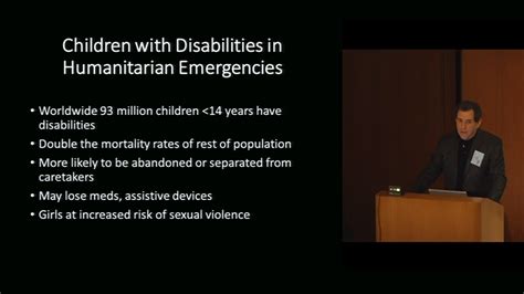 VIDEO: Indirect Effects of War and Developmental Disabilities - UCTV ...