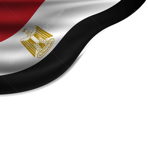 Egypt Flag Vector Design Images, Egypt Flag Satin Vector, Egypt, Flag ...