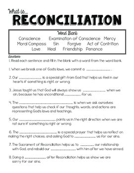 Reconciliation Activity Packet by MrsModernMaestra | TpT