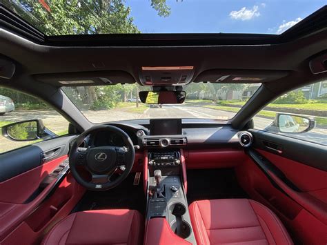 I love the red interior on my 2021 IS 350, and I wouldn’t have it any ...