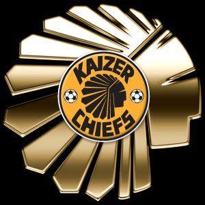 Kaizer Chiefs Logo - Gold and Silver on Black Background