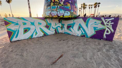 Venice Beach Graffiti Walls - October Compilation - YouTube