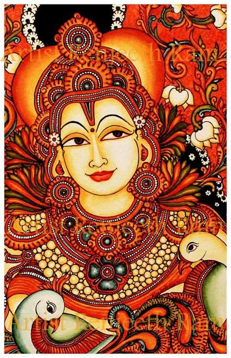 Kerala mural | Kerala mural painting, Mural painting, Mural art