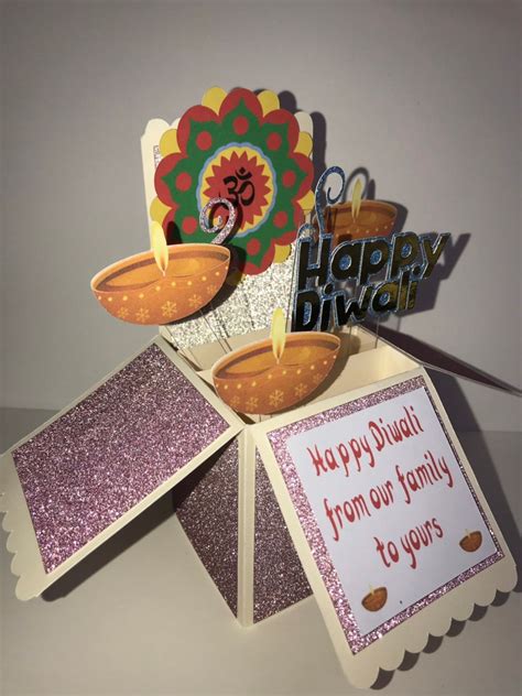 Diwali Card Pop up Box Card Happy Diwali - Etsy UK