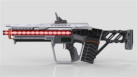 3D sci-fi weapon laser gun model - TurboSquid 1538740