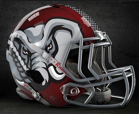 Alabama Football Helmet, Football Helmet Design, College Football ...