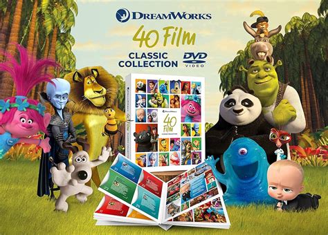 Dreamworks 4-Movie Collection Shrek Madagascar Kung Fu, 47% OFF