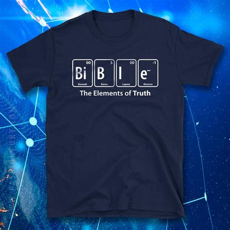 Bible Periodic Table of Elements Funny Christian Tshirt Meme Quote ...