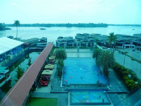 View of Ramada Alleppey from the Backwaters - Picture of Ramada ...