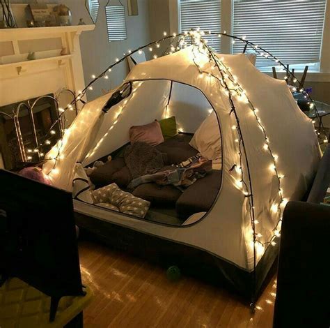 Pin by Hache_98 on Love | Sleepover room, Indoor camping, Dream dates