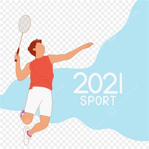 Gambar Olimpik Tokyo 2020 Dengan Ilustrasi Sukan Sederhana Badminton ...