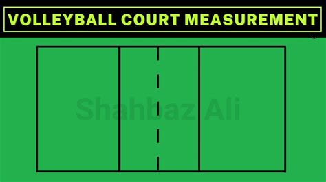 volleyball court measurement / volleyball court drawing / volleyball ...