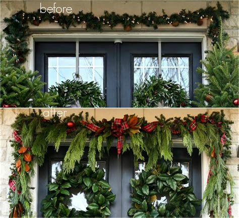 A Garland Hack and How to Make and Hang Window Christmas Swag