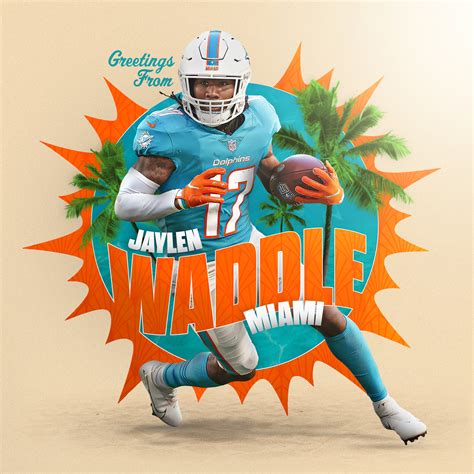 Jaylen Waddle (Miami Dolphins) | (Personal) - 2022 | Behance