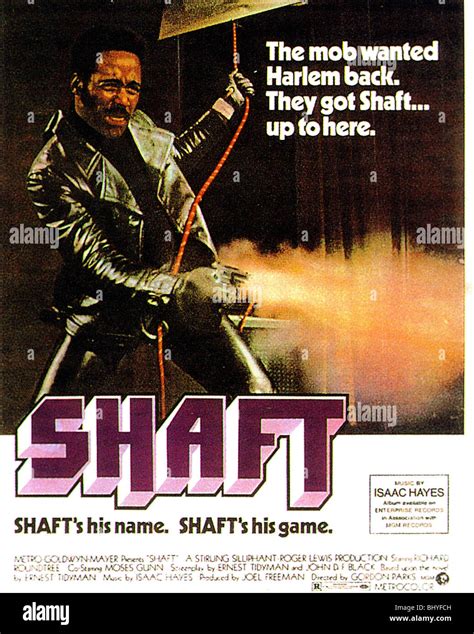 Art Posters Shaft Richard Roundtree 1971 cult movie poster print Art