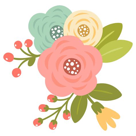 Blooming spring flowers 682514 Vector Art at Vecteezy