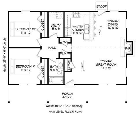 Plan 51571 | Ranch Home Floor Plans