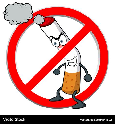 No smoking sign Royalty Free Vector Image - VectorStock