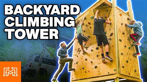 Making a Backyard Climbing Wall | DIY Outdoors - YouTube