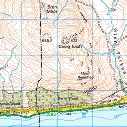 Glen Ogle Trail, Lochearnhead - Route Map