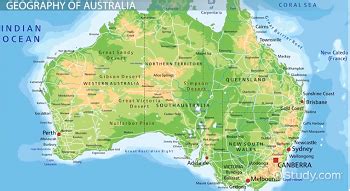 Physical Map Of Australia Continent - Arlana Nannette