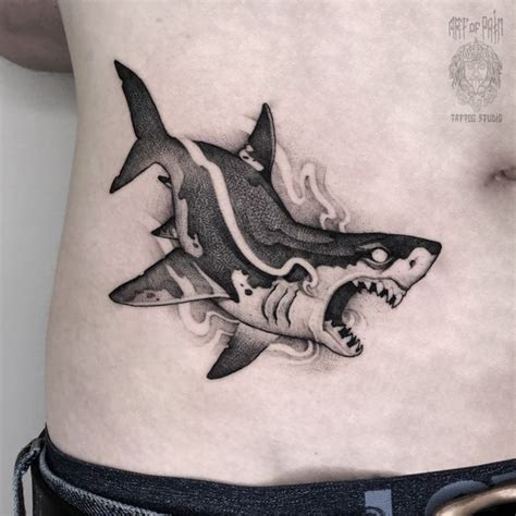 55+ Best Shark Tattoos | Ide tato, Tato tangan, Pola tato