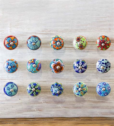 Colorful Ceramic Knobs - 1 | Wind and Weather