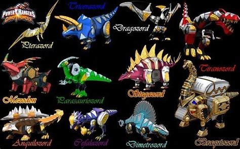 Power ranger Dino Thunder Zords by BLACKrangers123 on DeviantArt