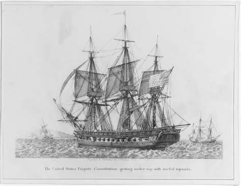 NH 52489 USS CONSTITUTION, 1797