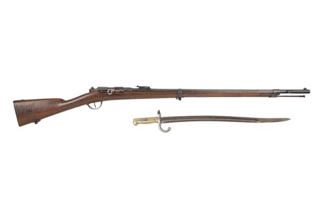 French Chassepot Rifle Model 1866-74 with Bayonet | Witherell's Auction ...