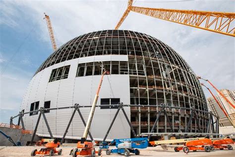 Construction milestone reached on MSG Sphere - Las Vegas Sun Newspaper