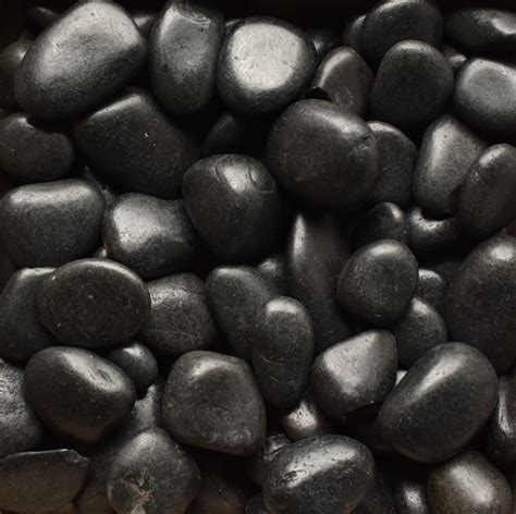 Polished Black Mexican Beach Pebbles (By the Pallet) | Mexican beach ...