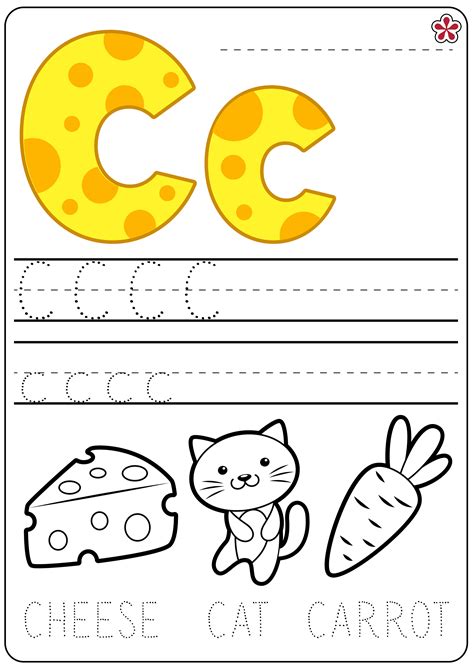 Letter C Worksheets. TeachersMag.com