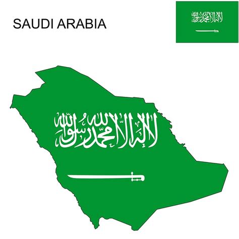 Saudi Arabia Flag Map and Meaning | Mappr