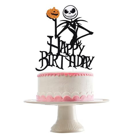 Buy Jack Skellington Happy Birthday Cake Topper Nightmare Before ...