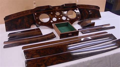 Jaguar XK140 DHC Interior Wood Set - YouTube