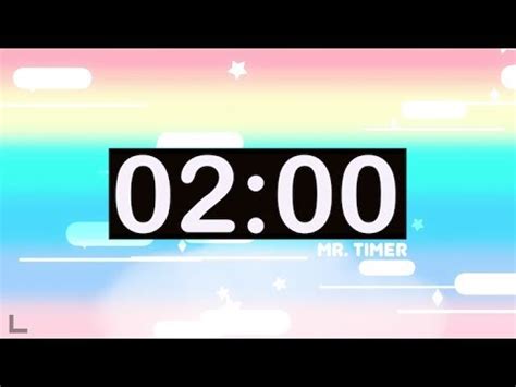 2 Minute Timer With Music - 1 2 3 4 5 Minute Countdown Timers Video ...