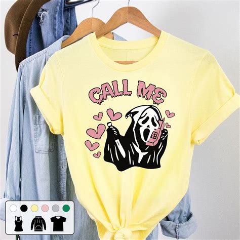 Call Me Ghostface Funny Horror Movie Unisex T-Shirt - Beeteeshop